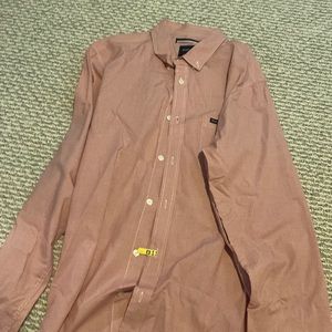 rvca tiny checkered pink button up